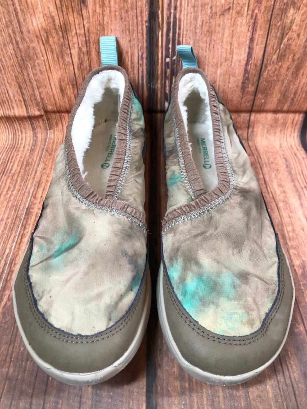 Merrell Womens 9.5 Pechora Wrap Slip On Fleece Lined Shoes